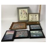 Framed Golf-Themed Art Prints