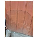 Glass Top To Table With Rounded Edges 45 in. X 45