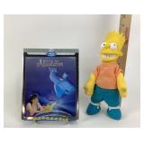 Disney Aladdin Blu-ray, Bart Simpson Plush