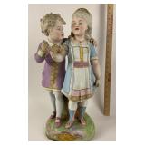 Bisque Porcelain Figurine of Two Children