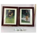 Golf Prints With Callaway, Precept, TaylorMade Bal