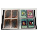Vintage Yu-Gi Oh Binder w/ 56 Trading Cards
