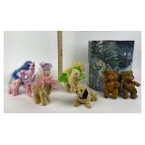 My Little Pony Figures, Flocked Bears, Bobble Head