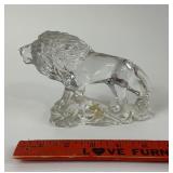 Princess House Wonders of the Wild Crystal Lion Sc