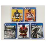 PS4 Games Madden, Call of Duty, Street Fighter