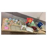 Easter Village Houses, Stanley Saw, Garden Shears,