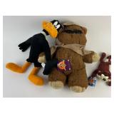 Kenner Ewok Plush, Daffy Duck, Tazmanian Devil