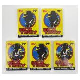 5 Sealed Dick Tracy Movie Trading Cards & Stickers