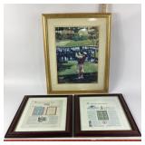 Golf Artwork, Bobby Jones, Babe Zaharias St