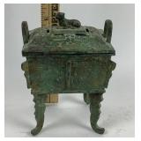 Bronze Vessel with Animal Motif