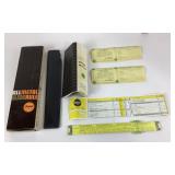 Pickett All Metal Slide Rule With Documents
