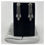 A by JH .925 CQ Thailand sterling silver earrings,