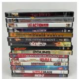 DVDs Including Spider-Man, 2 Guns, The Fifth Eleme