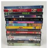 DVDs Including X-Men, Die Hard, MIB, Transformers