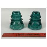 Green Glass Electrical Insulators