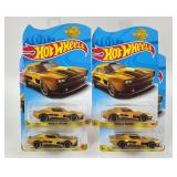 4-2021 Hot Wheels Muscle Bound Gold Edition Car-