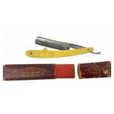 U.S. Army issued celluloid straight razor, J. R.
