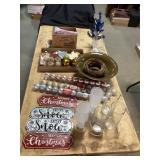 Christmas Decorations, Ornaments, Signs