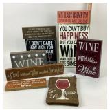 Wine-Themed Wall Signs