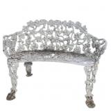 Wrought iron bench