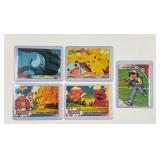 5 Vintage Pokemon Topps Trading Cards