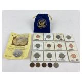 1857-1966 Pennies And Nickels, Ronald Regan Coin