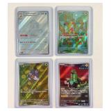 4 Pokemon Full Art Trading Cards