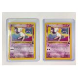2 Pokemon Vintage Mew Promo Trading Cards