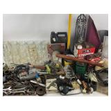 Tools, Hardware, Glass Jars, Paint Supplies, Plung