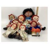 Raggedy Ann, Raggedy Andy Dolls, Figurines