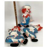 Raggedy Ann Cloth Dolls; Bobbs Merrill 1978