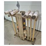 Wood Croquet Set