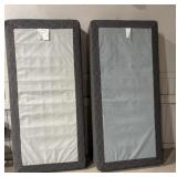 Two twin box springs