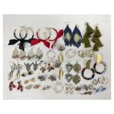 Pierced Earrings Costume Jewelry: tassles, beaded