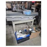 Channel Drain System Pieces, Roll Of Blue Foam,