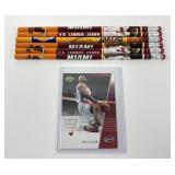 LeBron James Numbered Card & 6 LeBron James