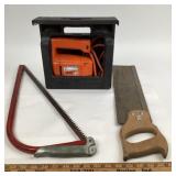 Black & Decker Jig Saw, Hand Saw, Bow Saw