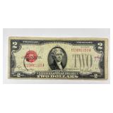 Red Seal 2 Dollar Bill, Series 1928 G