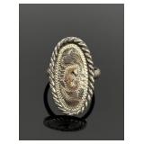 Vogt Sterling silver with a 10k Gold  Accent