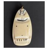 Alaskan Native Inuit carved pendant