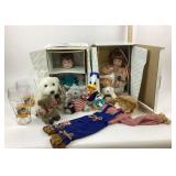 Coca-Cola Plush, Donald Duck, Porcelain Dolls