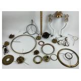 Brass Light Fixture Parts, Lamp Components