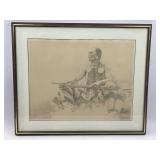 William Nelson Artist Proof Lithograph Native