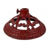 Red Cast Iron Christmas Tree Stand