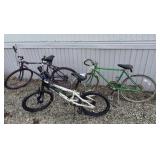 Schwinn 10 Speed Bicycle, Murray Bicycle & Kent