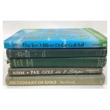Golf Books, Novak, Adwick, Killeen, Morrison, Jone