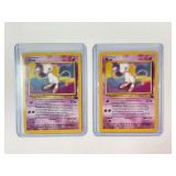 2 Pokemon Vintage Mew Promo Trading Cards