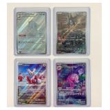4 Pokemon Full Art Trading Cards