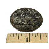 1937 Ohio Chauffeurï¿½s License pin