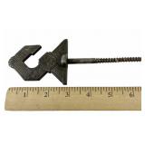 Victorian Eastlake cast iron curtain tie back